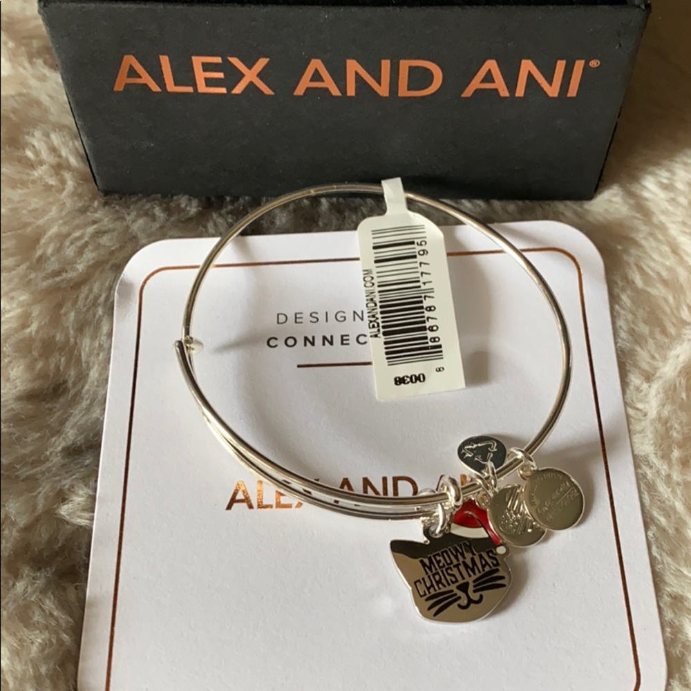 “Meowy Christmas” Alex and Ani Bracelet